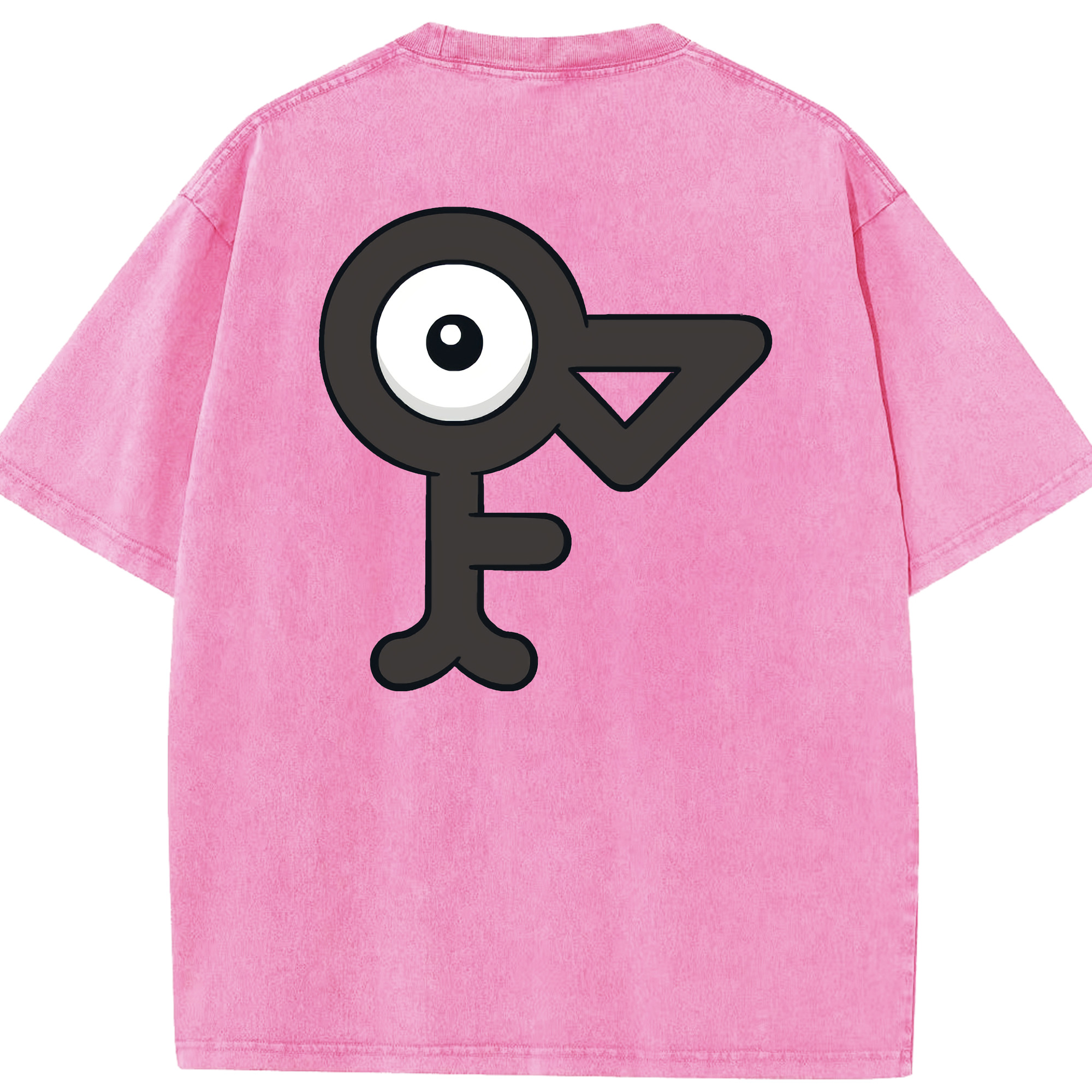 （画像用） ポケットモンスター Pokémon 綿100% ヴィンテージ風 半袖Tシャツ（背面プリント）